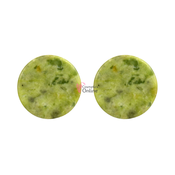 Piatra de jad pentru ochi obositi Cod JD028AA Gua Sha, set 2 bucati